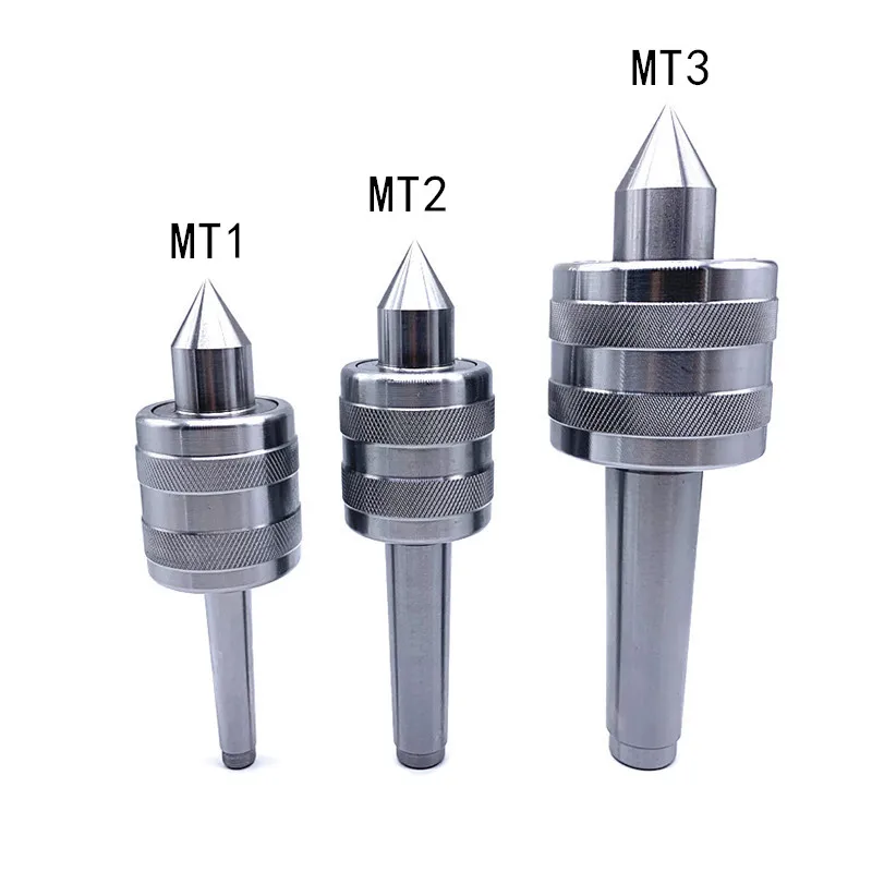 New MT1 MT2 MT3  Precision Live Center Morse Triple Bearing Lathe Centering Tool Rotary Tool Milling Taper Metal Work Lathe Tool