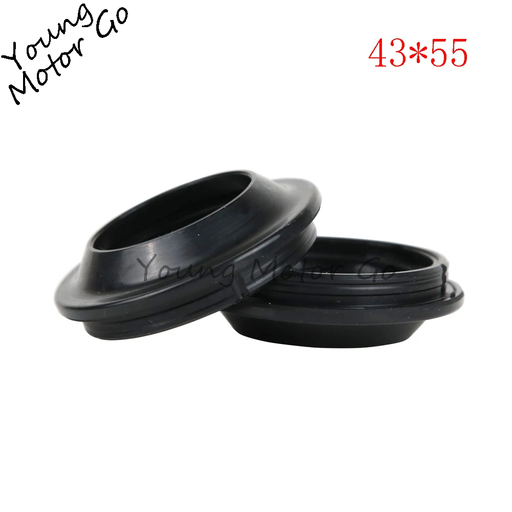 Promotion 43x55 Front Suspension Fork Damper Dust Wiper Oil Seal RubberFor GSX1300R XJR1200 XJR1300 MT-01 Shock Absorber