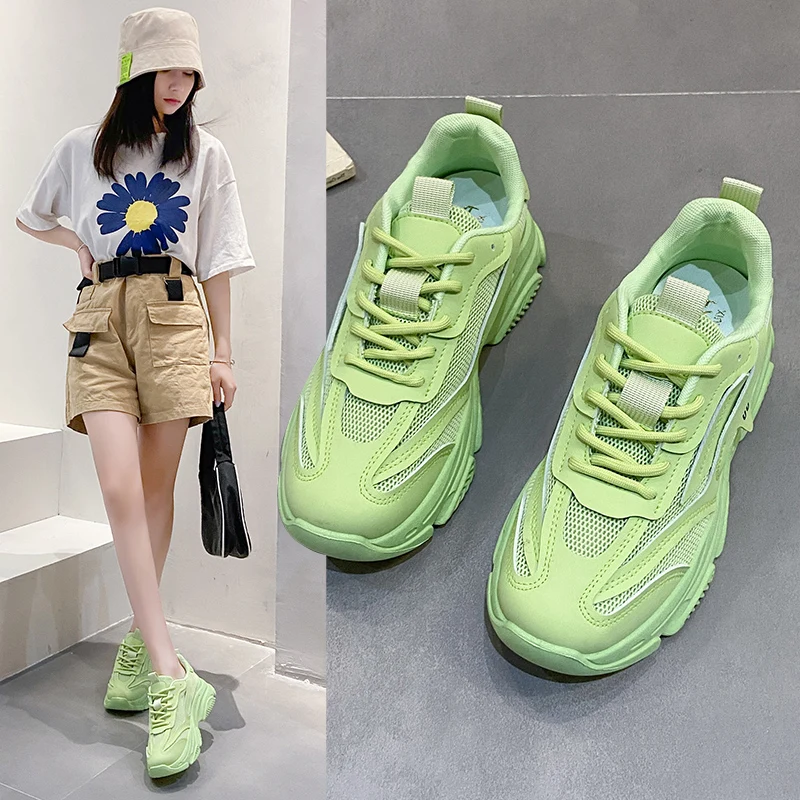 Platform Women Fitness New Rock Shoes 36-42 2021 Platform Shoes Sneakers On Women Sneakers Tennis Female Summer Shoes For Women