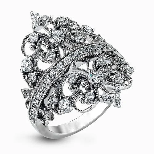 Women Fshion Ring Hollow Wedding Engagement Rings Size 6-10