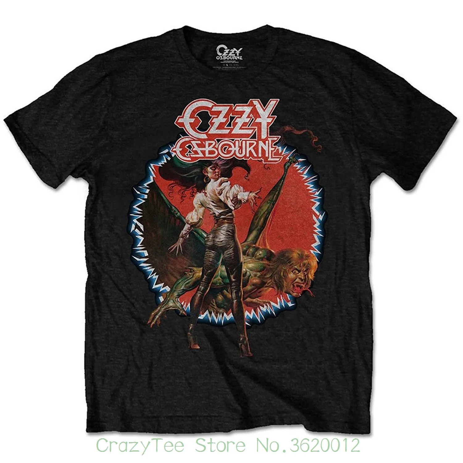 

T Shirt Discount 100% Cotton T Shirt For Men'S Ozzy Osbourne Ultimate Sin T-Shirt