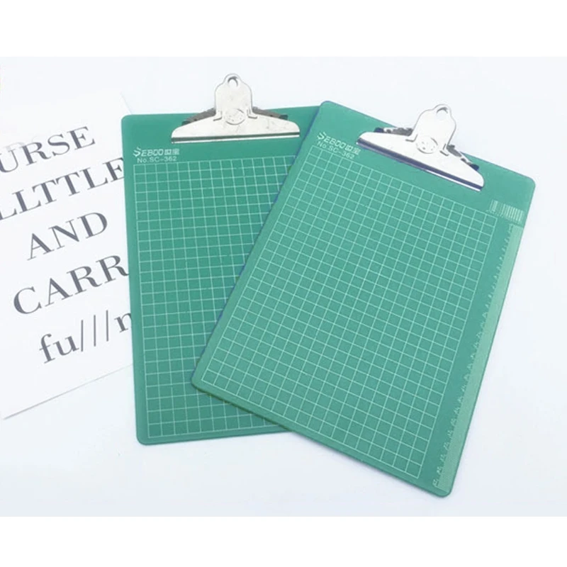 

Plastic A5 File Paper Clip Writing Board With Clip Document Clipboard Scale Kit Q1JC