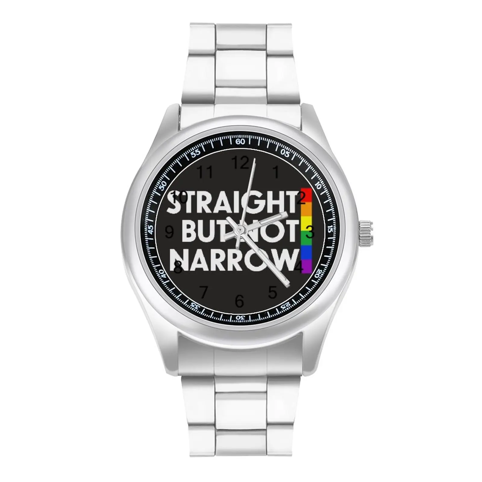 Homosexuell Stolz Quarzuhr Edelstahl Design Armbanduhr Jungen Home Retro Günstige Armbanduhr