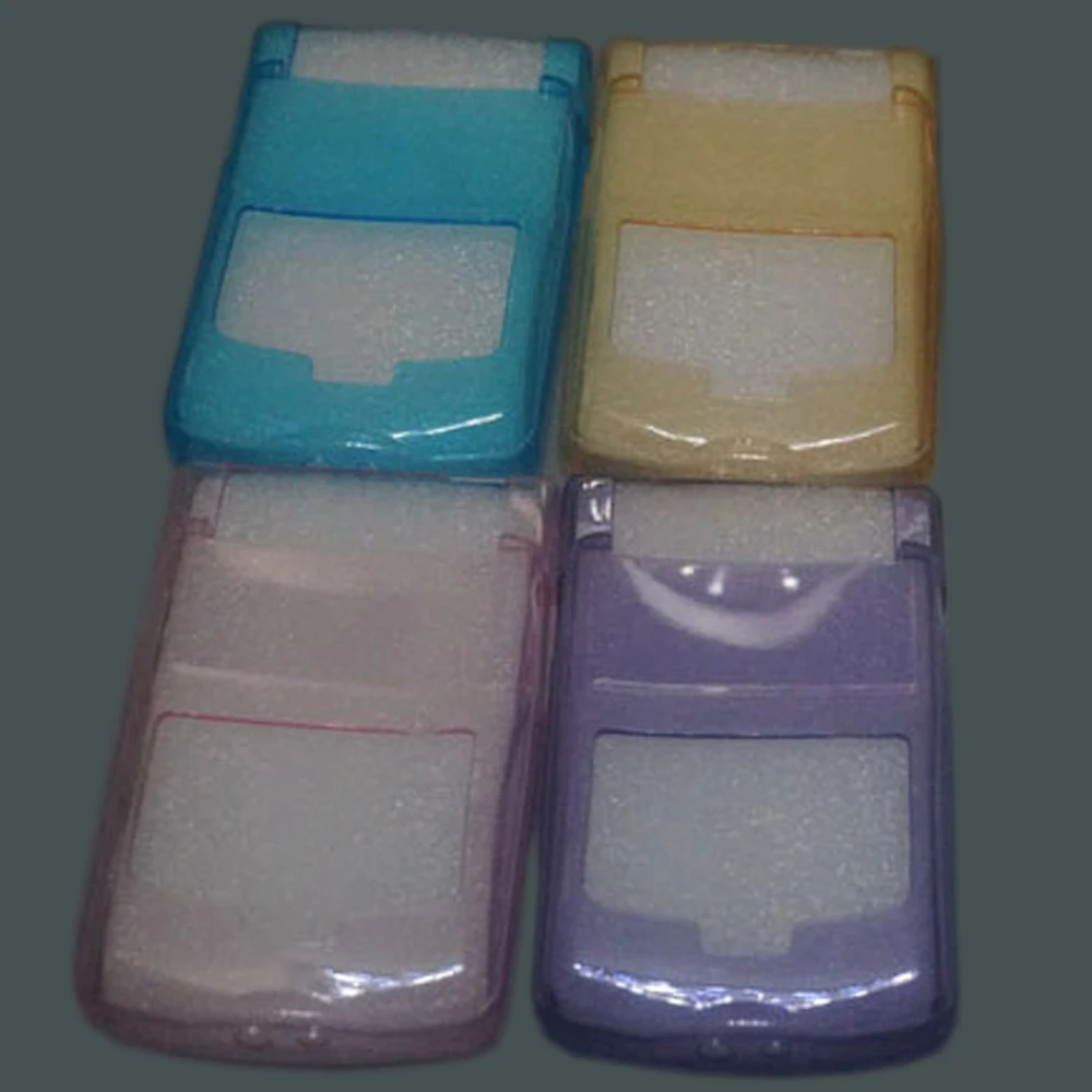 حافظة واقية من البولي يوريثان الشفافة لوحدة التحكم GBC غطاء حماية لملحقات ألعاب Gameboy الملونة