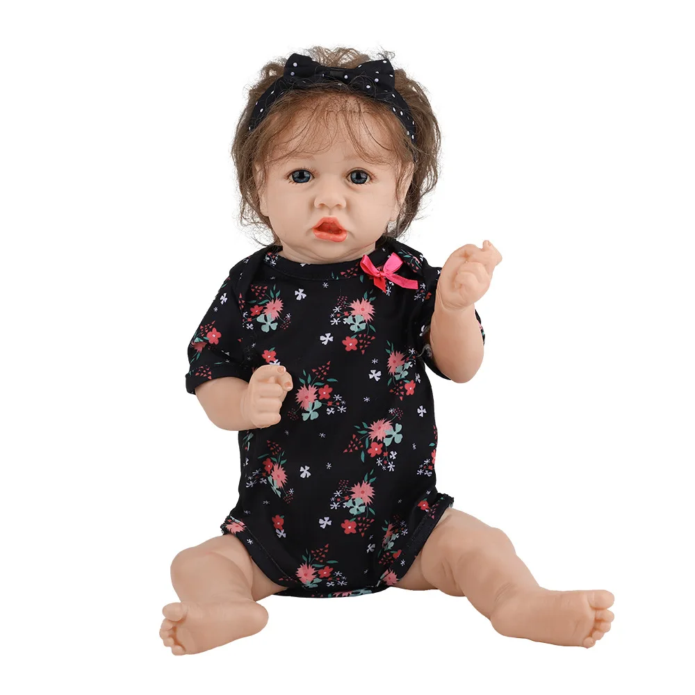 babe dolls 58cm Reborn Baby Dolls pink sweater Babies Doll Full Vinyl Body So Truly Girl Model Doll For Toddler bebe Toy Gifts