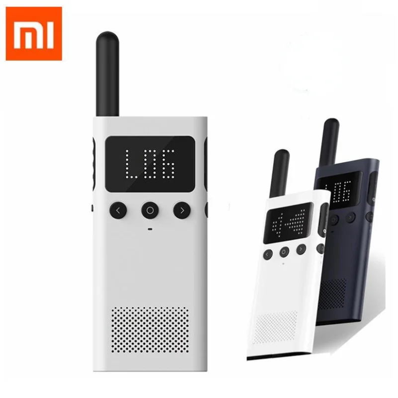 

New Xiaomi Mijia Smart Walkie Talkie 1S With FM Radio Speaker Standby Smart Phone APP Location Share Fast Team Smart Talk