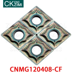 CNMG120408-CF ZM1135 CNMG 120408 CF Carbide Inserts External Turning Inserts Tools CNC mechanical Metal Lathe Tools for steel