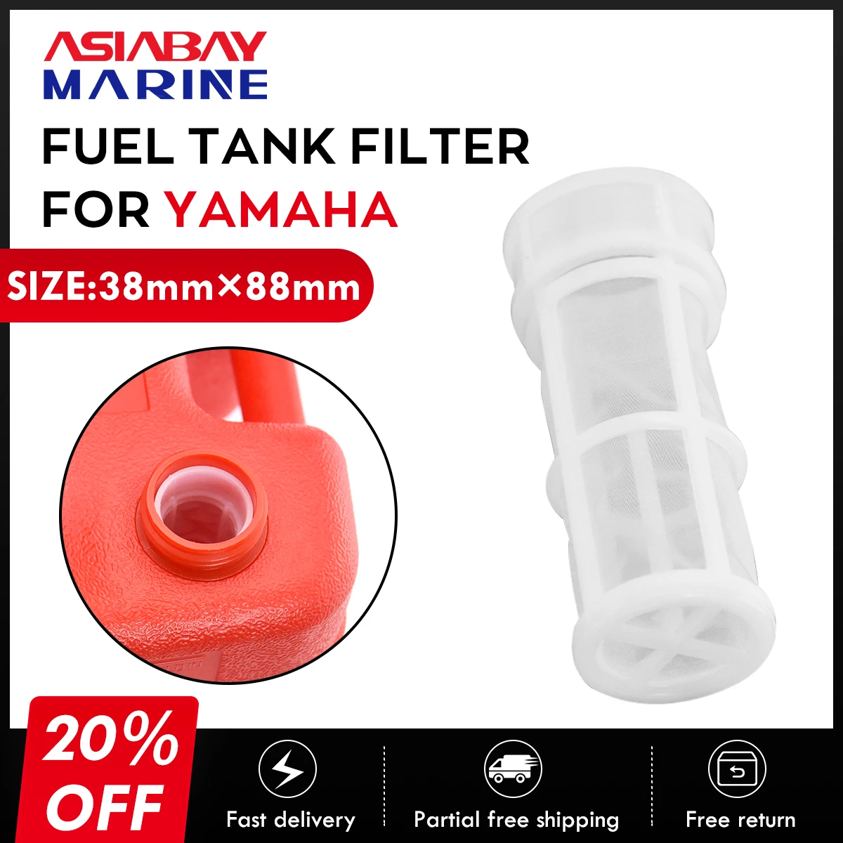 Fuel Tank Filter Outboard Motor External Fuel Yamaha Outboard Motor Engine 12L 24L Fuel Tank Filter Fit Hidea Parsun Aiqidi too