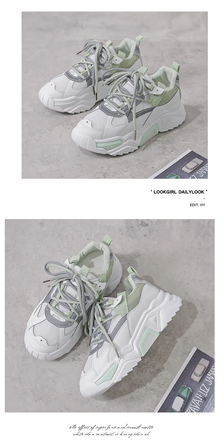 【✩】ファッショナブルな厚底の高さの強化女性の靴、百 女性のためのファッショナブルな厚底靴,通気性のあるレース