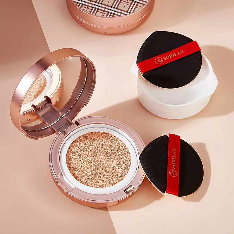 Cô Gái Chăm Sóc Da BB Kem Mặt Đệm Không Khí Trang Điểm Dưỡng Ẩm Kem Nền Che Khuyết Điểm Da Sáng Comestics CC Cream