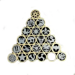 6mm diameter Diy Knife Mosaic rivets screw 45mm Length Skeleton Maple Leaf Dragon Butterfly ect stailess steel + brass Tube