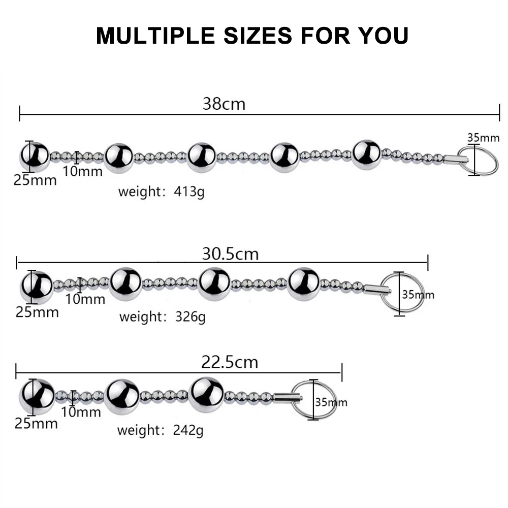 BDSM Điện Chống Sốc Kim Loại Hậu Môn Đính Hạt Cắm Dương Vật Nhẫn Điện Máy Kích Thích Tuyến Tiền Liệt Massage Mông Cắm Nam Masturbator Đồ Chơi Tình Dục