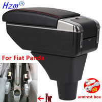 For Fiat Panda armrest box USB FIAT PANDA II armrest box cup holder ashtray USB interface interior car-styling