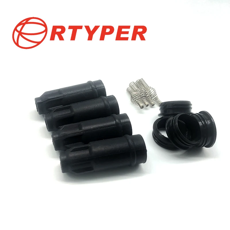 4PCS for 2303590382 0040100052 8200568671 Ignition Coil Rubber Boot Compatible For Renault Megane 2003 1.6L For Beru