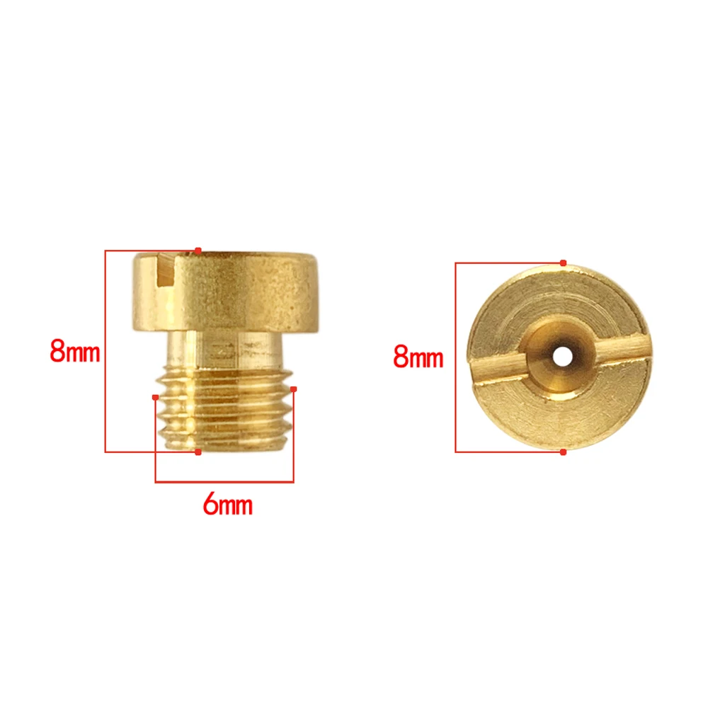 PHBG VHBT racing main jet M6 66-86 for Dellorto carburetor sha phbg main carb nozzle injector nc phva jet pilot