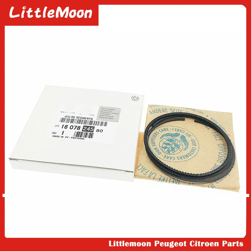 Littlemoon Original new piston ring for Peugeot Citroen 1.6T 207 308 408 508 5008 3008 RCZ Citroen C3 C4 C5 DS3 DS4 DS5