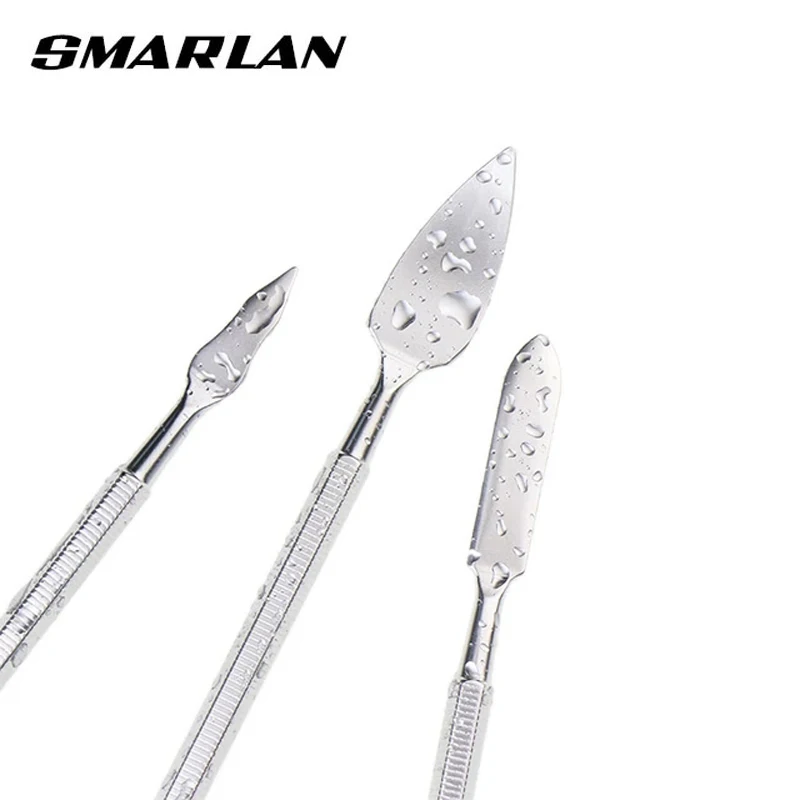 3pcs Universal Mobile Phone Repair Opening Tool Metal Disassemble Crowbar Disassemble Kits Metal Steel Pry Phone Hand Tool Set
