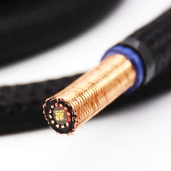 New Viborg VP1501 OFC Multplex OFC HIFI Power Wire Cable Powerflux OFC Interconnect cable Isolation Power cable