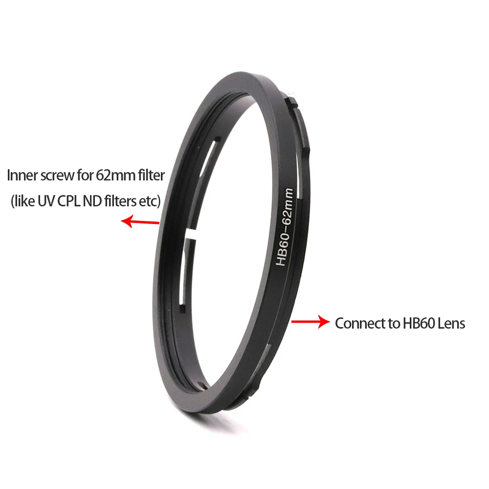 Hasselblad B60 โลหะกรองอะแดปเตอร์แหวนสําหรับ 62/ 67/ 72/ 77/ 82 มม.กรอง Hasselblad B60 bayonet mount