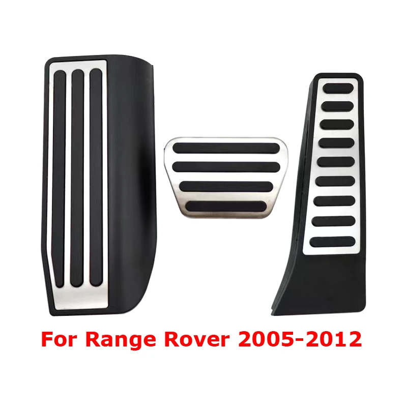 Gas Fuel Brake Pedal Covers Pads For Range Rover Sport Discovery5 2013 2014 2015-2020 Auto Footrest Pedals Cover Car Styling