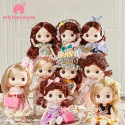 New 16 cm BJD Mini Doll 13 Movable Joint Girl Baby 3D Big Eyes Beautiful DIY Toy Doll With Clothes Dress Up 1/12 Fashion Doll