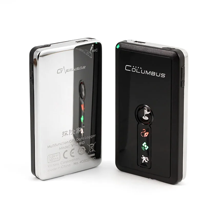 Columbus V-990 GPS Data Logger Track Recorder 66 Channel 50 Million Waypoints Voice Tag 4G TF Card Support Voice POI MTK Chipset