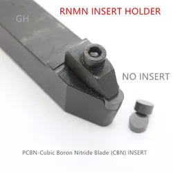 RNMN0904 inserts holder bar Lathe Turning tool carbide steel for PCD Solid CBN round insert RCMN1207 RCGX0907 SNMN L150mm1pc