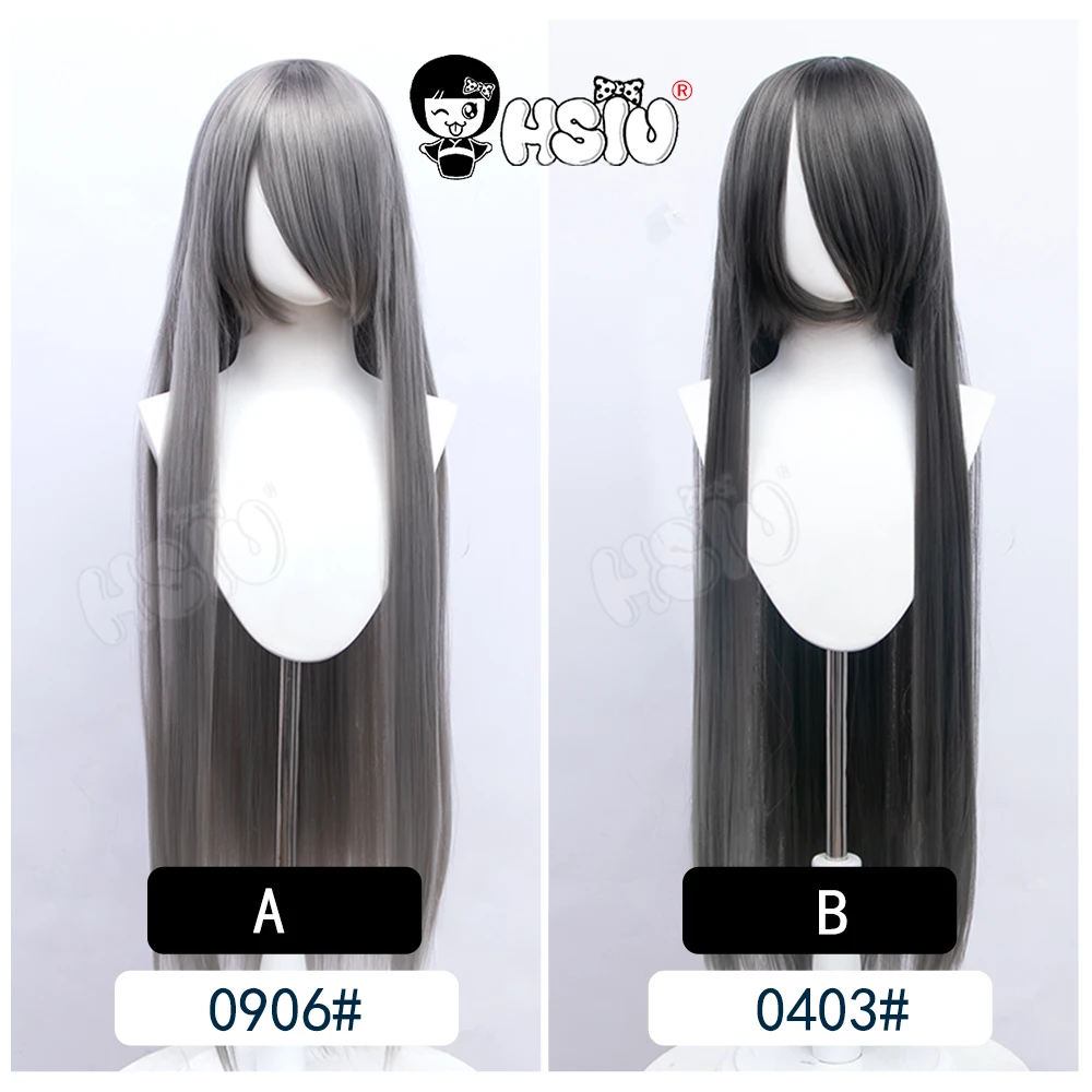 HSIU Nowy styl Cosplay Długa 44-kolorowa peruka 100 cm Odporna na ciepło syntetyczna peruka Anime Party Kolorowa peruka marki Give away netto — zdjęcie 6