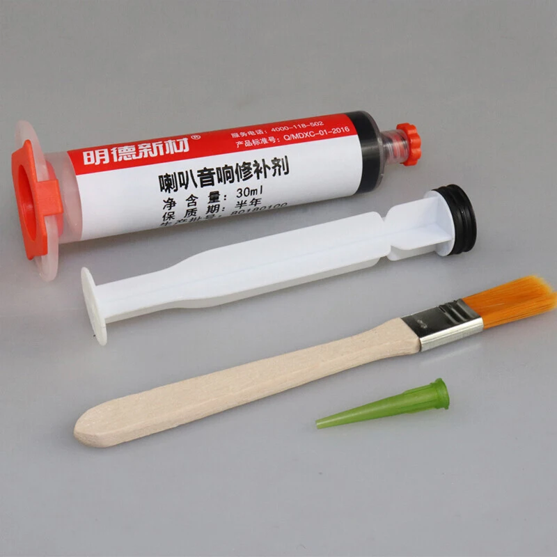 Speaker audio repair repair glue foam paper tray rubber edge cloth black electronic seal speaker repair glue 30ml