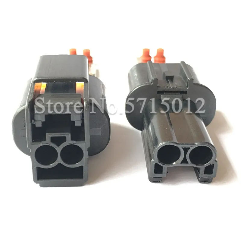 KUM 2 pin way male female black Sensor Fog Lamp auto connector for Mitsubishi Souast PB621-02020 PB625-02027