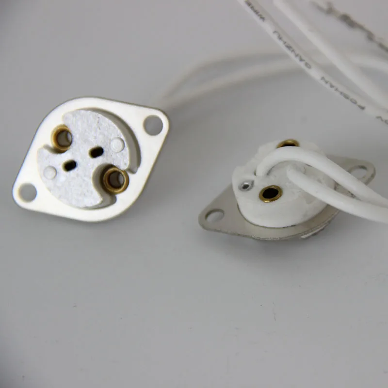20pcs LED Halogen Lamp Light Bulb Socket Holder Base MR16 MR11 G4 G5.3 Wire Length: about 15cm
