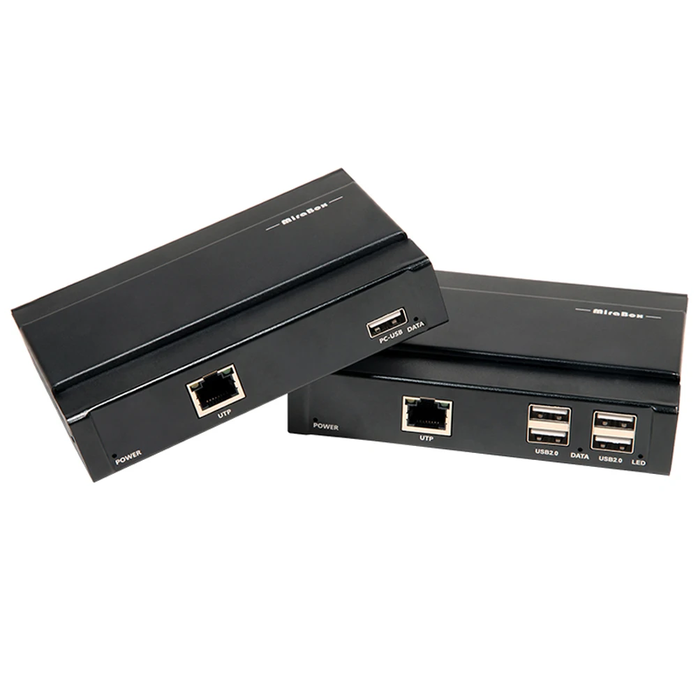 No Delay 4K KVM Extender Lossless HD Extender over UTP up to 80m with USB2.0 Hub for PC Camera DVR