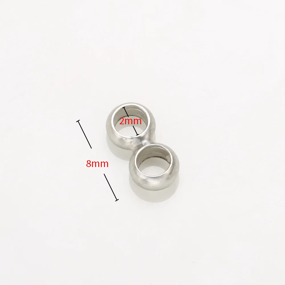30 pcs brass double hole connectors for bracelet earrings end clasp jewelry findings silver bronze accessories image 6