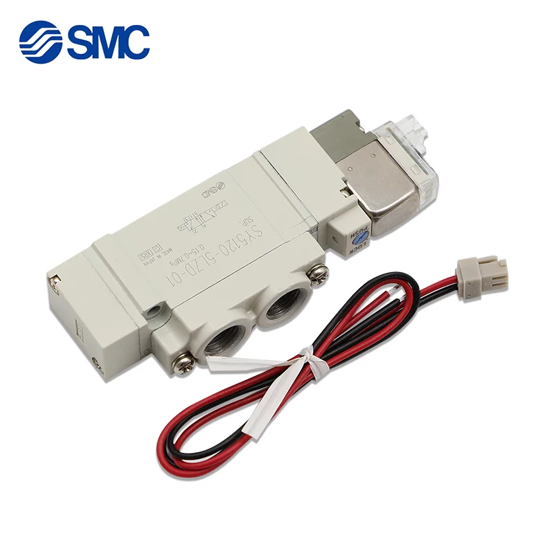 Válvula Smcsolenóide Plug-in tipo Direção Pneumática Sy31205mou-c6-q Sy3220-5mou-c6-q Sy3320-5mou-c6-q Sy3420-5mou-c6-q Novo
