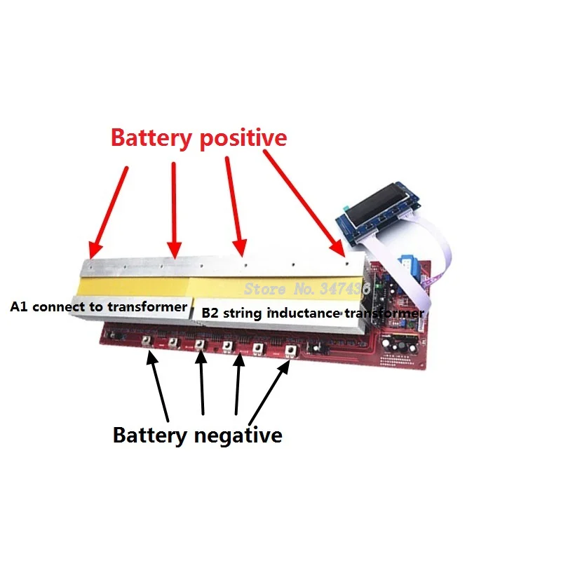 Pure Sine Wave Inverter Main Board DC 24V 48V 60V 72V To 220V 10000W/16000W/18000W/20000W Power Frequency Inverter converter