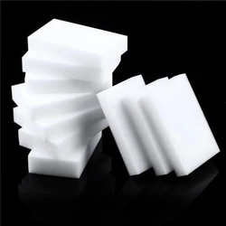 100 pcs/lot Wholesale White Magic Sponge Eraser Melamine Cleaner,multi-functional Cleaning 100x60x10mm