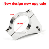 Universal 58mm Aluminium Steering Damper Fork Bracket Reduce Lever Vibration For Motorcycle