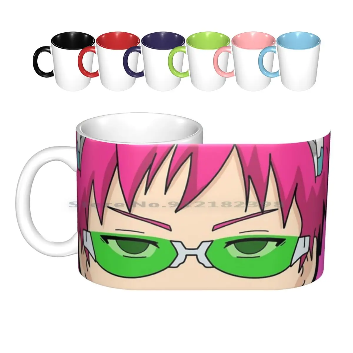 Kusuo Saiki Peeker Ceramic Mugs Coffee Cups Milk Tea Mug Saiki K Saiki The Disastrous Life Of Saiki K The Disastrous Life Of