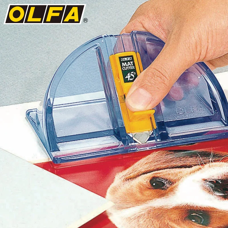 OLFA  MC-45/2B Japan Photo Frame Knife Paper Jam Bevel Knife 45 Degree Linear Cutting Knife