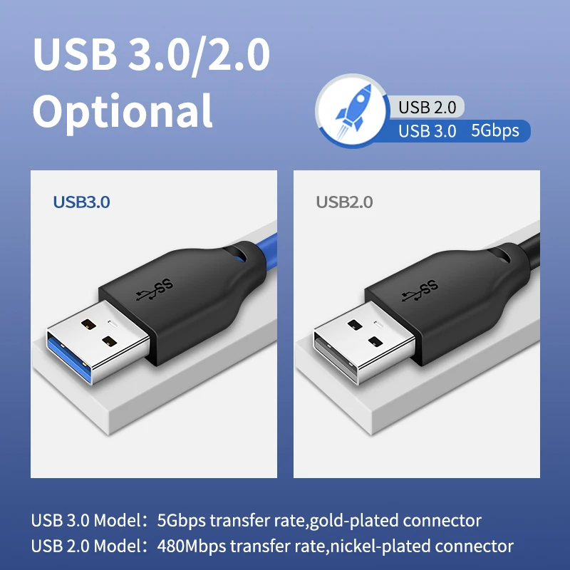 CABLETIME USB3.0 kabla M/F przedłużacz kabla Gen1 5 gb/s dla Laptop X Box Macbook USB Extender przewód danych Adapter USB C272