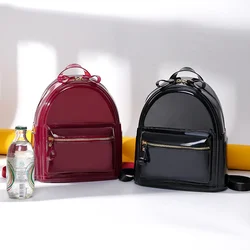 2021 Summer New Fashion Candy Color Women Small Backpack Lady Transparent Jelly Backpack School Bag for Teenage Girls Travel Bag