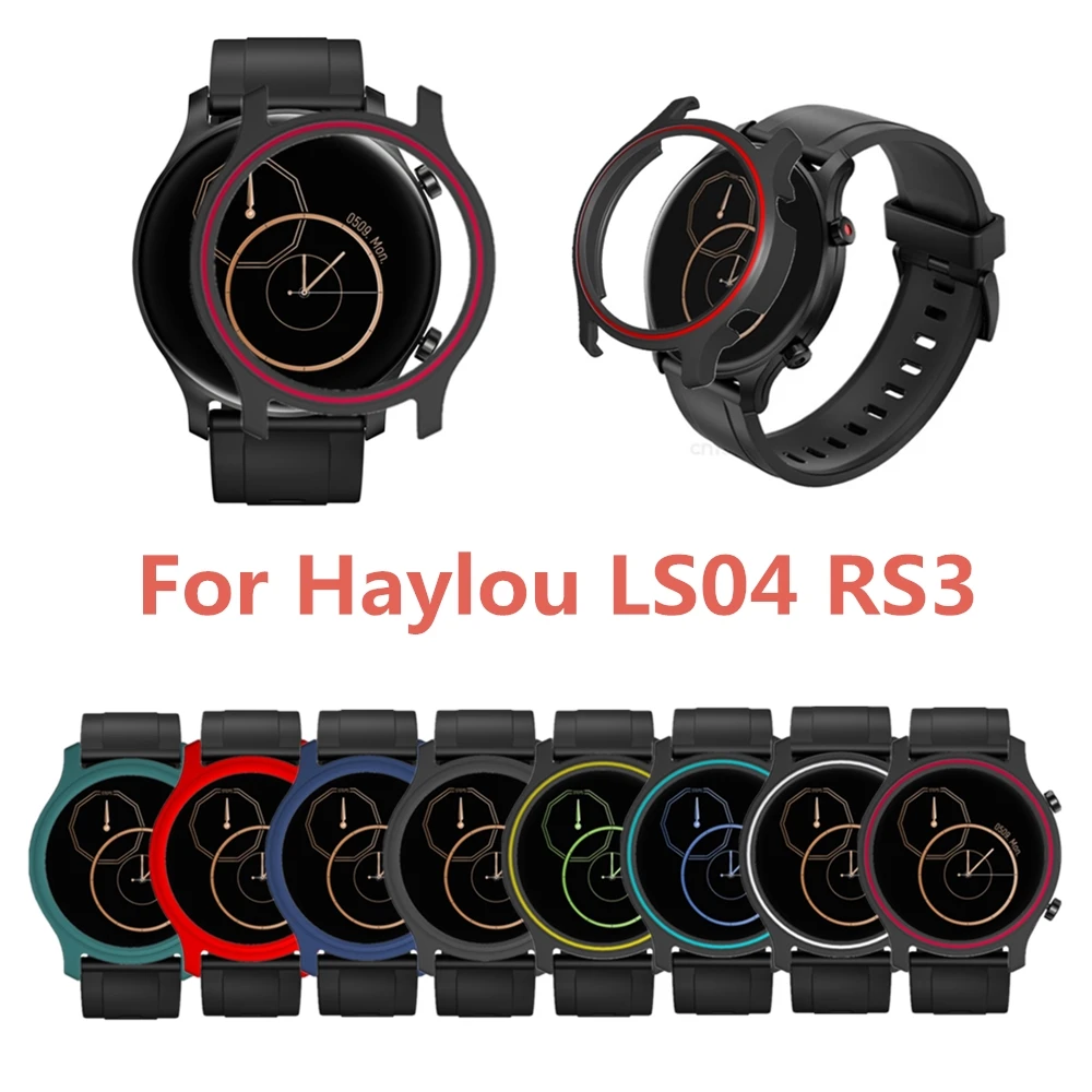 

PC hard Smart Watch Case Shell For Xiaomi Haylou RS3 Protector Frame Protective Case Bumper Accessories For Haylou ls04 Cover