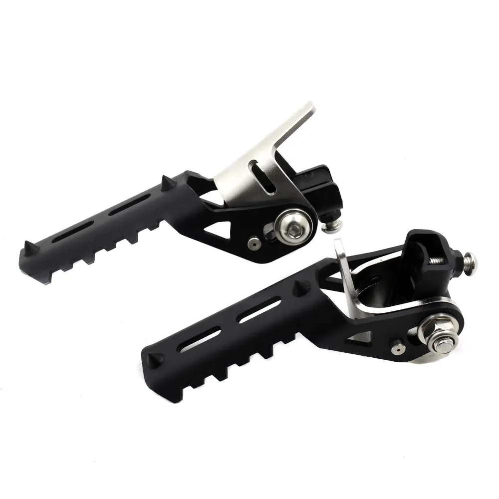 

Highway Front Foot Pegs Footrests For BMW R1200GS R 1200 GS LC 2013-2017 for Pipes Triumph for Tiger Explorer Clamps