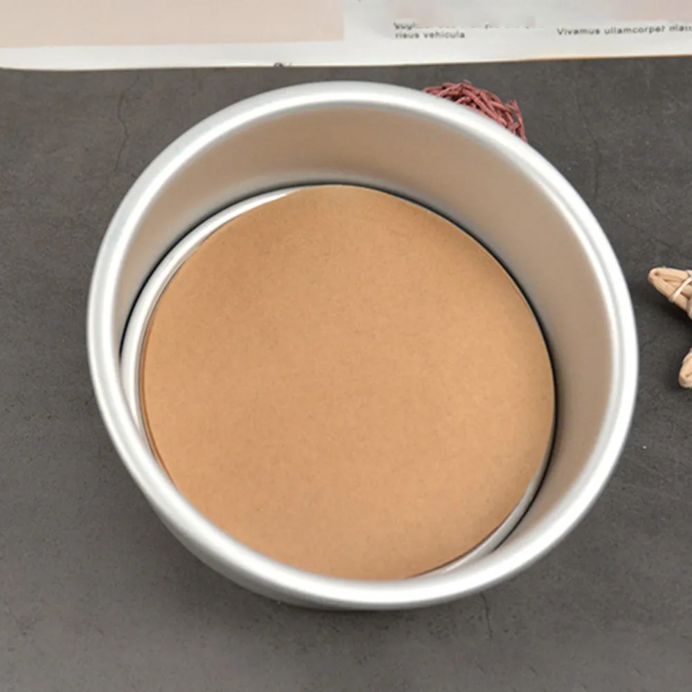 100Pcs Round Cake Release Paper Parchment Paper Baking Sheets Unbleached Non Stick Oven Bakeware Pastry Bread Cake Cookie Tool