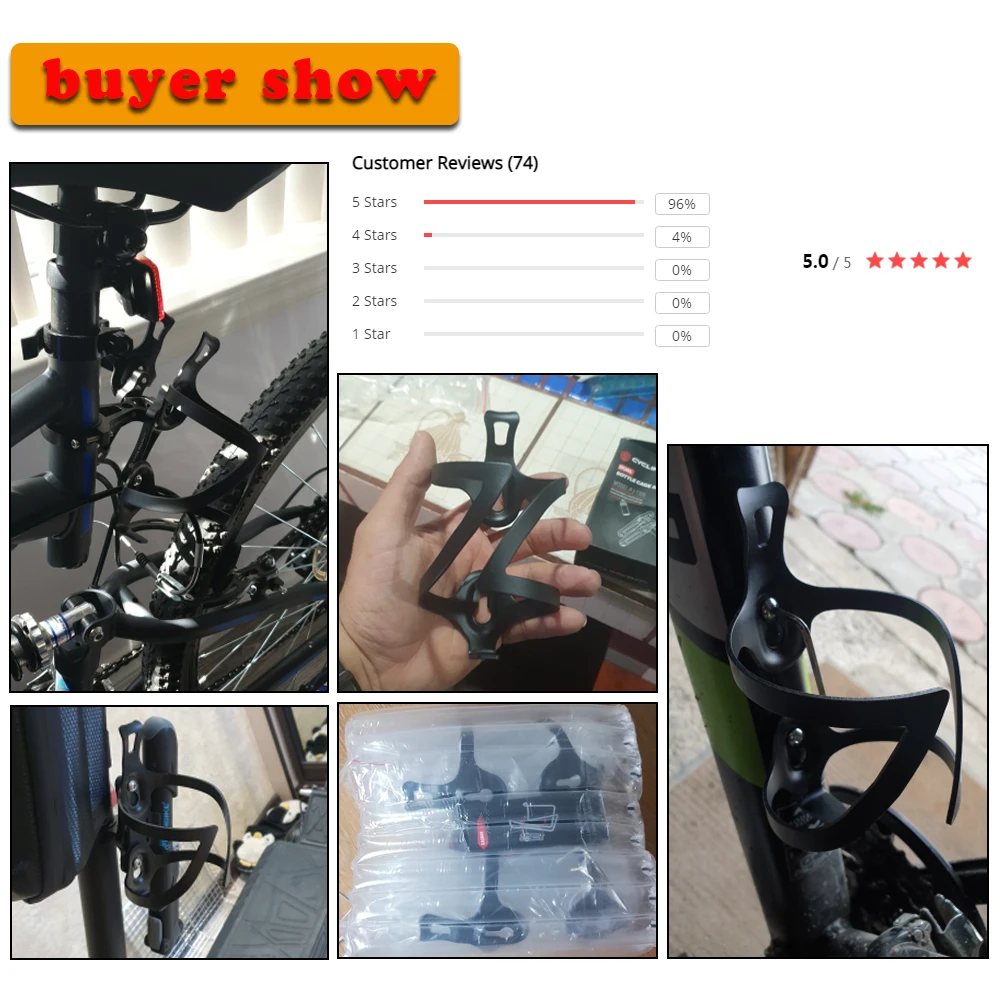 Bicycle Bottle Cage Mount Adapter Adjustable MTB Road Bike Water Bottle Clip Holder Clamp Handlebar Bracket Cycling Accessories