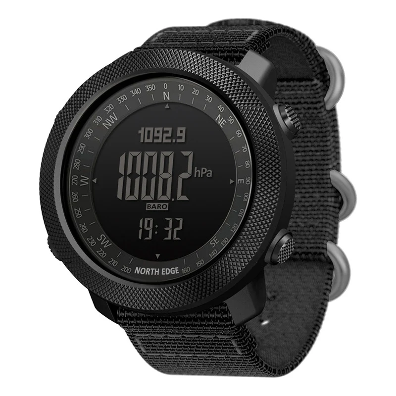 

Men's Multifunction Sport Digital Watch Hours 50m Waterproof Running Swimming Military Army Watches Altimeter Barometer Compass