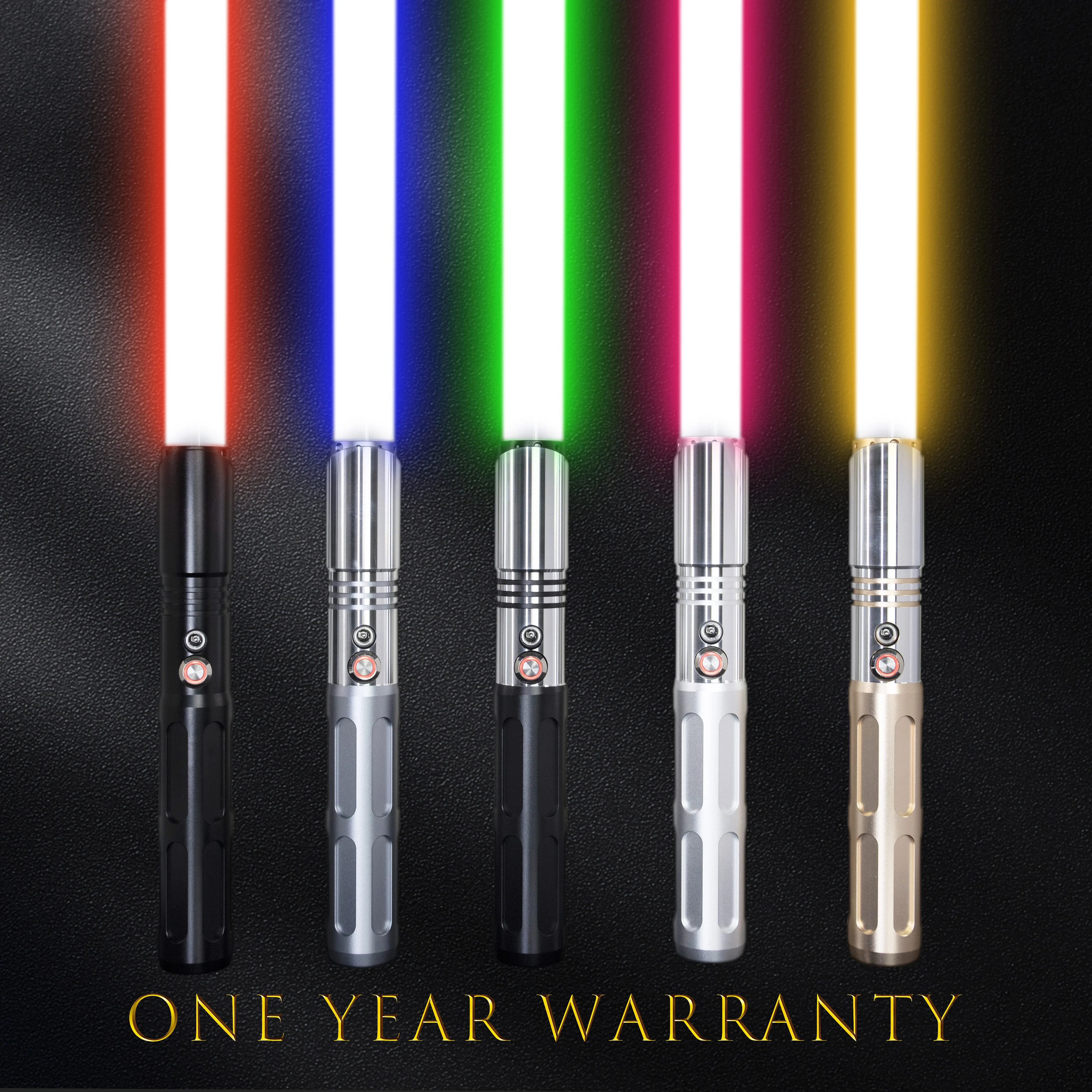 LGT Lightsaber -Flare Metal Hilt Force FX Lightsaber Heavy Dueling Infinite Color Changing Sensitive Smooth Swing