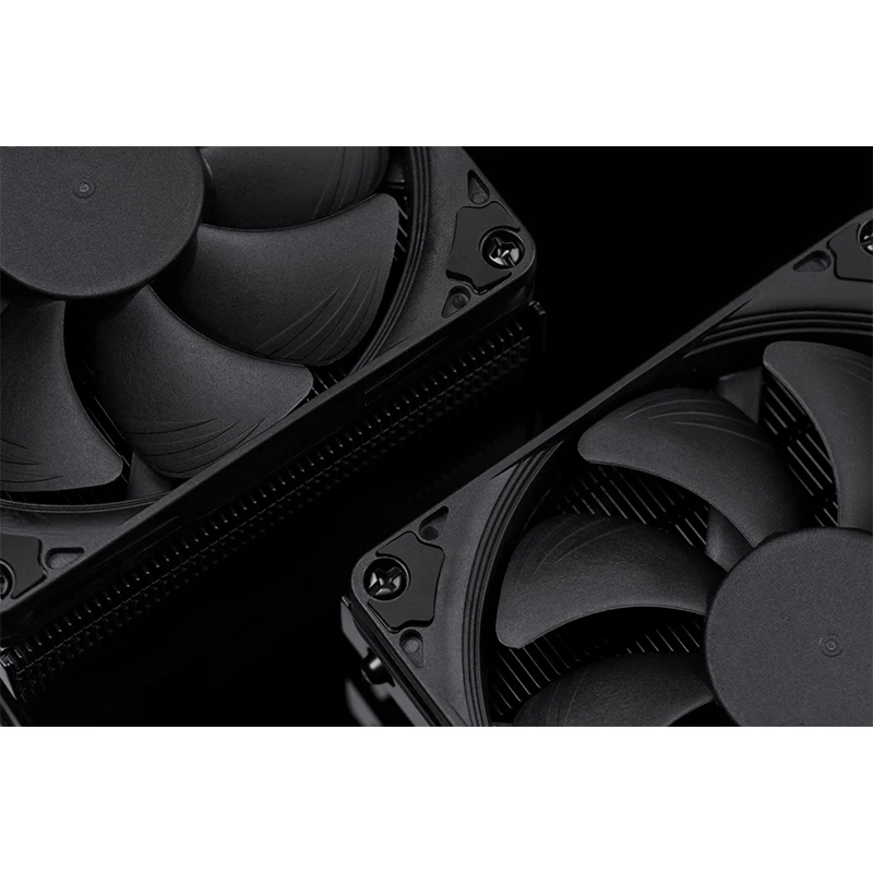 Imagem -04 - Noctua Nh-l9i17xx Chrome Thin Cpu Cooler Caixa Pequena Down Pressure Radiador Refrigerado a ar Ventilador Pwm para Intel Lga1700 Preto Itx 92 Milímetros