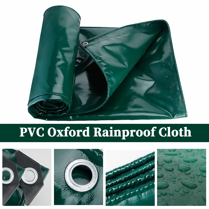 

0.5mm Tarpaulin PVC Rainproof Cloth Outdoor Awning Garden Plant Shed Camping Tent Truck Canopys Sun Shade Sail Waterproof Cloth