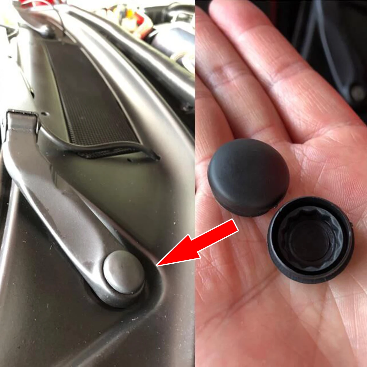 2Pcs Car Front Windscreen Wiper Arm Nut Cap Bolt Cover For VW Passat B5 B6 B7 Golf MK4 MK5 MK6 MK7 Polo Jetta Tiguan CC T4 T5 T6